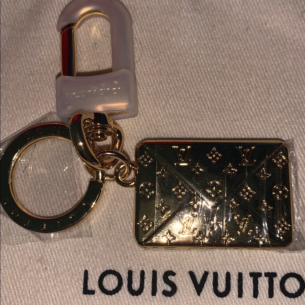 Monogram fashion bag/purse charm keychain